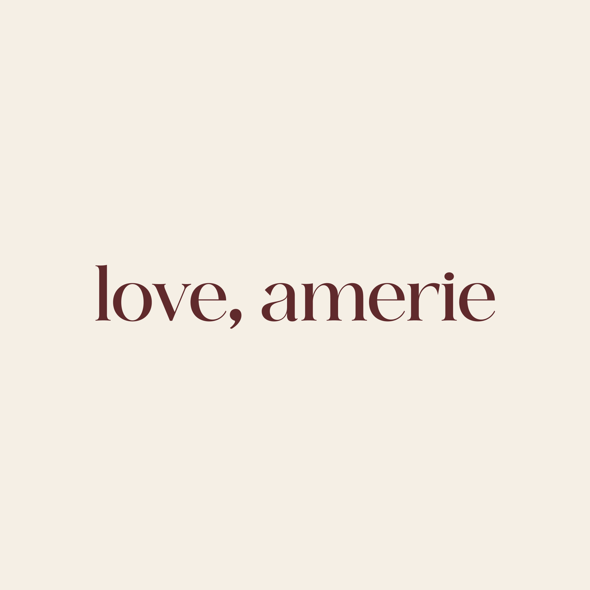 Love, Amerie